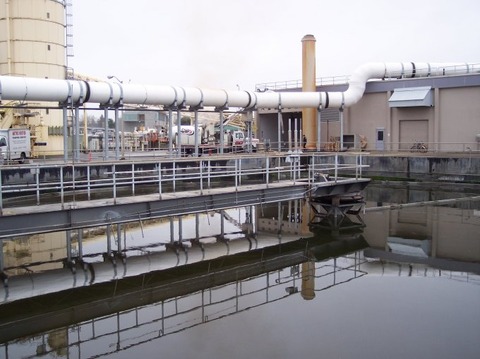 A wastewater treatment plant in Oregon. 