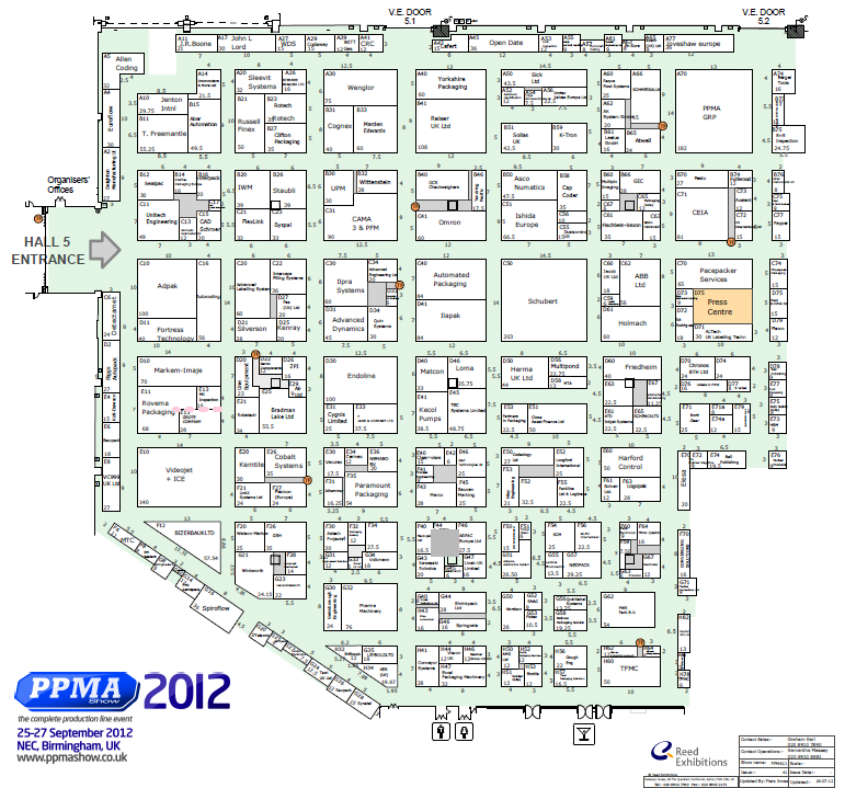 PPMA floor plan | Process Engineering