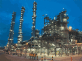 The Shell petrochemicals facility in Singapore 