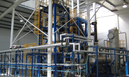 Plastics-to-diesel facility