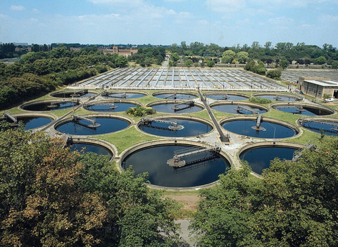 Mogden Sewage Treatment Works