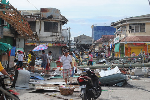 Typhoon Haiyan devastation