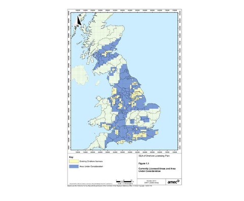 Areas under Consideration (SEA Areas) and Currently Licensed Areas