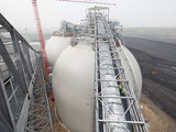 Drax biomass storage domes