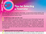 Flow meter tips