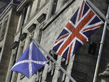 Saltire Union Jack Scottish independence - credit Lawrence OP