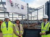 Energy minister Matthew Hancock (right) opens the National College for Onshore Oil and Gas in Blackp