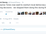 Ed Davey tweet