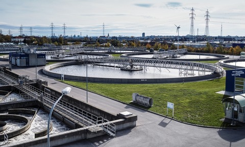 Ebswien sewage plant, Vienna