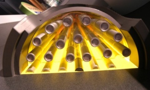 Nuclear fuel rods, Sellafield, UK